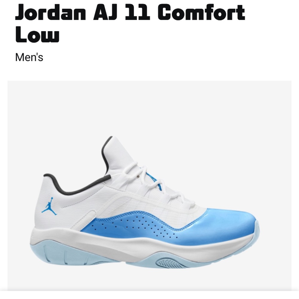 Jordan AJ11 comfort low size 8